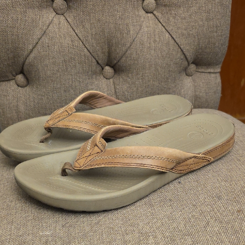 Men's Croc Flip Flops